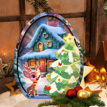 Load image into Gallery viewer, Christmas-Three-Dimensional Combination Ornaments Wooden Ornaments