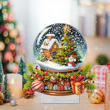 Load image into Gallery viewer, Christmas-Single Side Drill-Acrylic Diamond Desktop Ornament