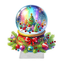 Load image into Gallery viewer, Christmas-Single Side Drill-Acrylic Diamond Desktop Ornament