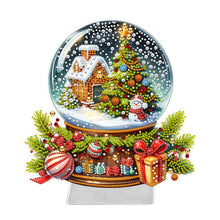 Load image into Gallery viewer, Christmas-Single Side Drill-Acrylic Diamond Desktop Ornament