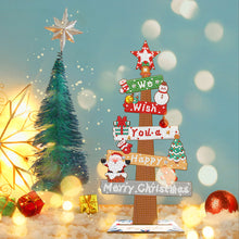 Load image into Gallery viewer, Christmas-Wooden Sign Diamond Painting Desktop