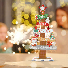 Load image into Gallery viewer, Christmas-Wooden Sign Diamond Painting Desktop