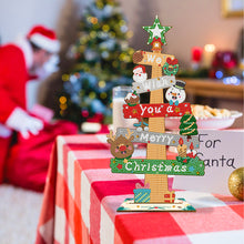 Load image into Gallery viewer, Christmas-Wooden Sign Diamond Painting Desktop