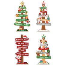 Load image into Gallery viewer, Christmas-Wooden Sign Diamond Painting Desktop
