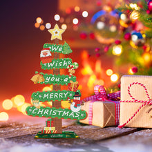 Load image into Gallery viewer, Christmas-Wooden Sign Diamond Painting Desktop