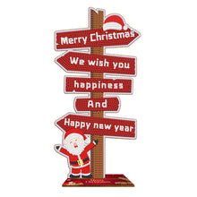 Load image into Gallery viewer, Christmas-Wooden Sign Diamond Painting Desktop