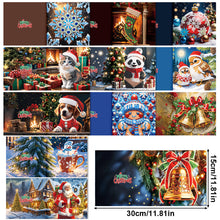 Load image into Gallery viewer, 12Pcs/Set Christmas-Diamond Greeting Cards