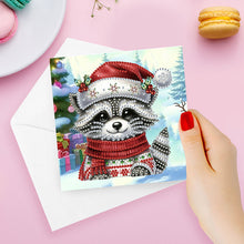 Load image into Gallery viewer, 2/6/12Pcs/Set Christmas-Diamond Greeting Cards
