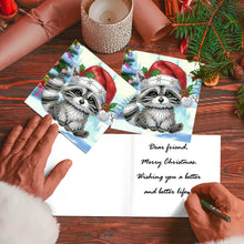 Load image into Gallery viewer, 2/6/12Pcs/Set Christmas-Diamond Greeting Cards