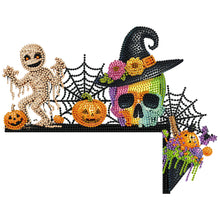 Load image into Gallery viewer, Halloween-Diamond Painting Wooden Door Frame Corner Sticker