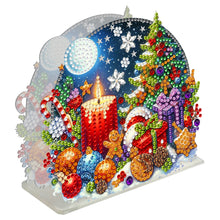 Load image into Gallery viewer, Christmas-Double Sided Drill-Acrylic Towel Storage Rack