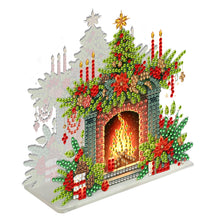 Load image into Gallery viewer, Christmas-Double Sided Drill-Acrylic Towel Storage Rack