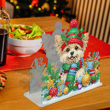 Load image into Gallery viewer, Christmas-Double Sided Drill-Acrylic Towel Storage Rack