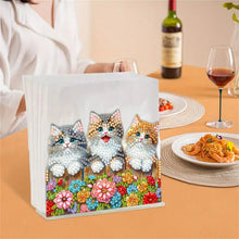 Load image into Gallery viewer, Christmas-Double Sided Drill-Acrylic Towel Storage Rack