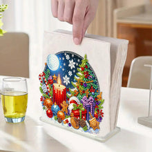 Load image into Gallery viewer, Christmas-Double Sided Drill-Acrylic Towel Storage Rack