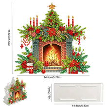 Load image into Gallery viewer, Christmas-Double Sided Drill-Acrylic Towel Storage Rack