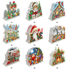 Load image into Gallery viewer, Christmas-Double Sided Drill-Acrylic Towel Storage Rack