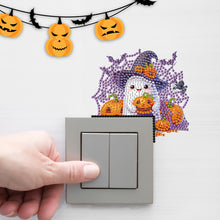 Load image into Gallery viewer, 4Pcs/Set Christmas-DIY Diamond Wall Switch Sticker