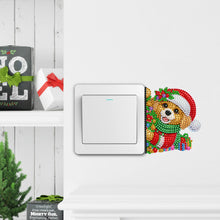 Load image into Gallery viewer, 4Pcs/Set Christmas-DIY Diamond Wall Switch Sticker