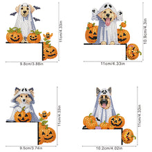 Load image into Gallery viewer, 4Pcs/Set Christmas-DIY Diamond Wall Switch Sticker