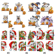 Load image into Gallery viewer, 4Pcs/Set Christmas-DIY Diamond Wall Switch Sticker