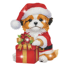 Load image into Gallery viewer, Christmas-Single Side Drill-Shaking Head Acrylic Diamond Desktop Ornament