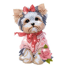 Load image into Gallery viewer, Christmas-Single Side Drill-Shaking Head Acrylic Diamond Desktop Ornament