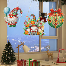 Load image into Gallery viewer, 3Pcs/Set Christmas-Single Side Drill-Christmas Tree Pendant
