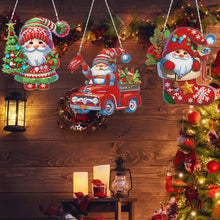 Load image into Gallery viewer, 3Pcs/Set Christmas-Single Side Drill-Christmas Tree Pendant