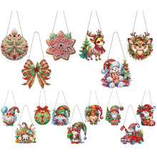 Load image into Gallery viewer, 3Pcs/Set Christmas-Single Side Drill-Christmas Tree Pendant