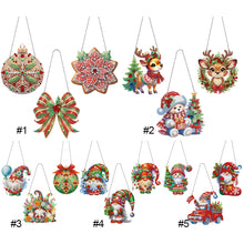 Load image into Gallery viewer, 3Pcs/Set Christmas-Single Side Drill-Christmas Tree Pendant