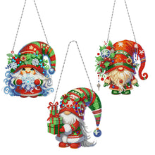 Load image into Gallery viewer, 3Pcs/Set Christmas-Single Side Drill-Christmas Tree Pendant