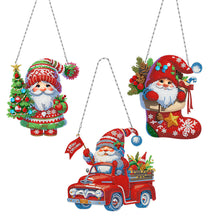 Load image into Gallery viewer, 3Pcs/Set Christmas-Single Side Drill-Christmas Tree Pendant