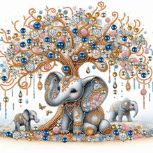 Load image into Gallery viewer, Elephant-Partial Special Diamond Painting-40x40cm