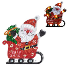 Load image into Gallery viewer, Christmas-Night Light DIY Diamond Art Lamp