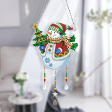 Load image into Gallery viewer, Christmas-SunCatcher Window Hanging Diamond Wind Chimes