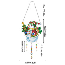 Load image into Gallery viewer, Christmas-SunCatcher Window Hanging Diamond Wind Chimes