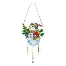 Load image into Gallery viewer, Christmas-SunCatcher Window Hanging Diamond Wind Chimes