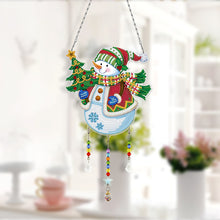 Load image into Gallery viewer, Christmas-SunCatcher Window Hanging Diamond Wind Chimes