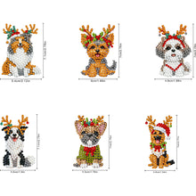 Load image into Gallery viewer, 6Pcs/Set Christmas-Diamond Art Craft Wall Hooks