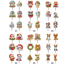 Load image into Gallery viewer, 6Pcs/Set Christmas-Diamond Art Craft Wall Hooks