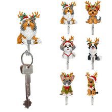 Load image into Gallery viewer, 6Pcs/Set Christmas-Diamond Art Craft Wall Hooks