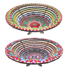 Load image into Gallery viewer, Wooden Mandala Diamond Painting Dinning Table Tray