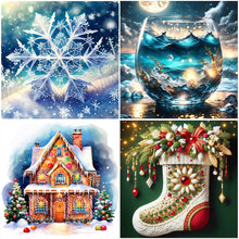 Load image into Gallery viewer, Christmas-Full Round Diamond Painting-40x40cm