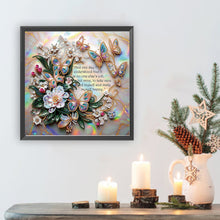 Load image into Gallery viewer, Butterfly Flower-Partial Special Diamond Painting-30x30cm