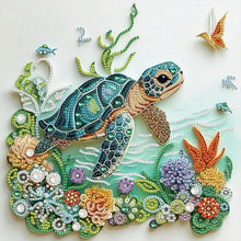 Load image into Gallery viewer, Sea Turtles-Partial Special Diamond Painting-30x30cm