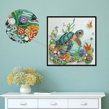 Load image into Gallery viewer, Sea Turtles-Partial Special Diamond Painting-30x30cm