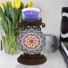 Load image into Gallery viewer, Mandala-Diamond Candle Holder-Diamond Desktop Ornament