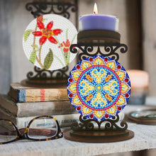 Load image into Gallery viewer, Mandala-Diamond Candle Holder-Diamond Desktop Ornament