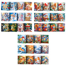 Load image into Gallery viewer, 12Pcs/Set Christmas-Diamond Greeting Cards